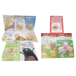My First I Can Read & Ready To Read Beginner Book Bundle - 11 Learn To Read Book
